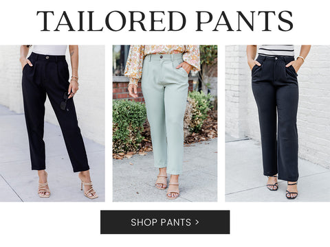 tailored pants for women