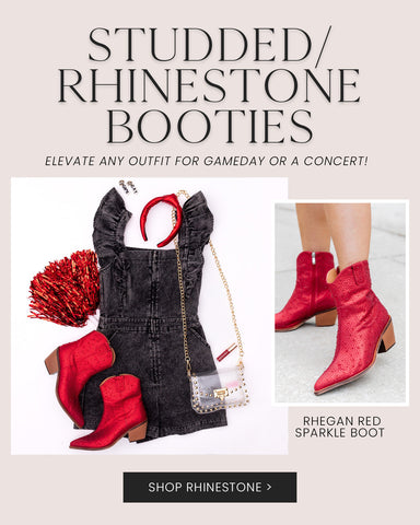 rhinestone booties