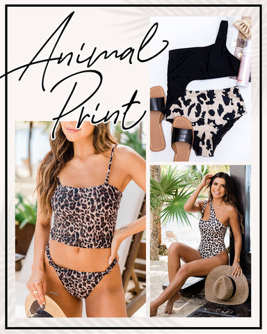 animal print swimsuits