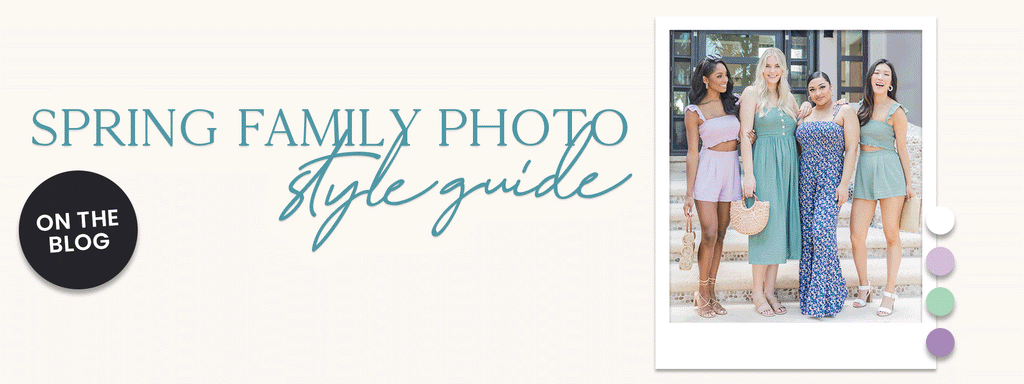 what to wear for spring family photos