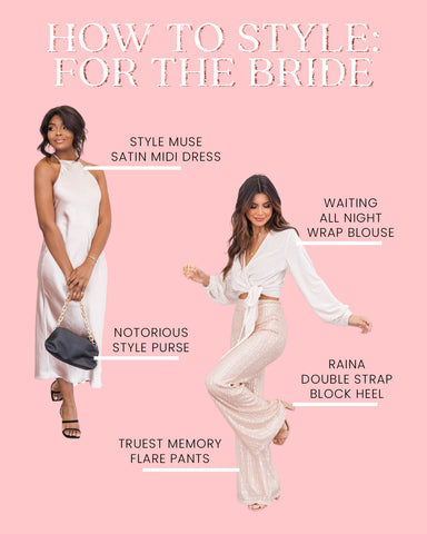 wedding outfits for the bride