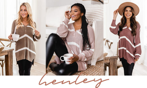 henley sweaters