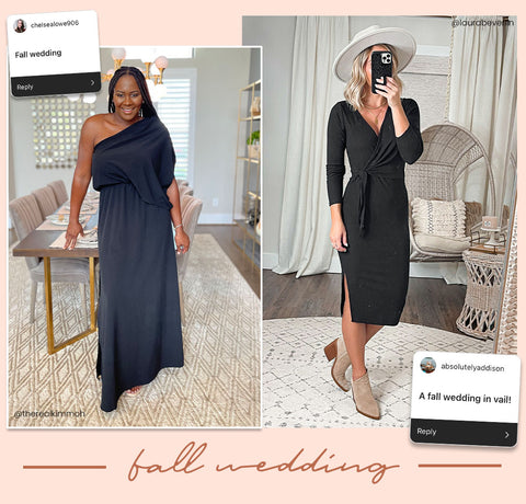 fall wedding guest outfits