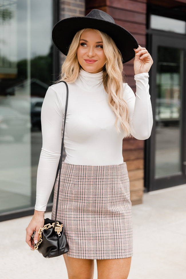 pink plaid skirt for sale