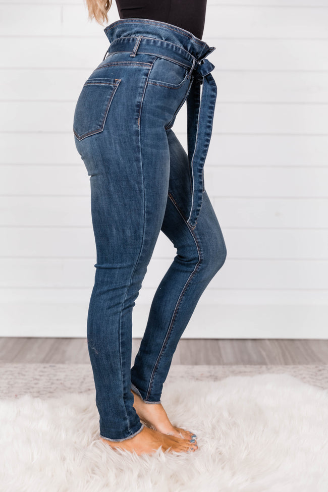 paperbag waist jeans