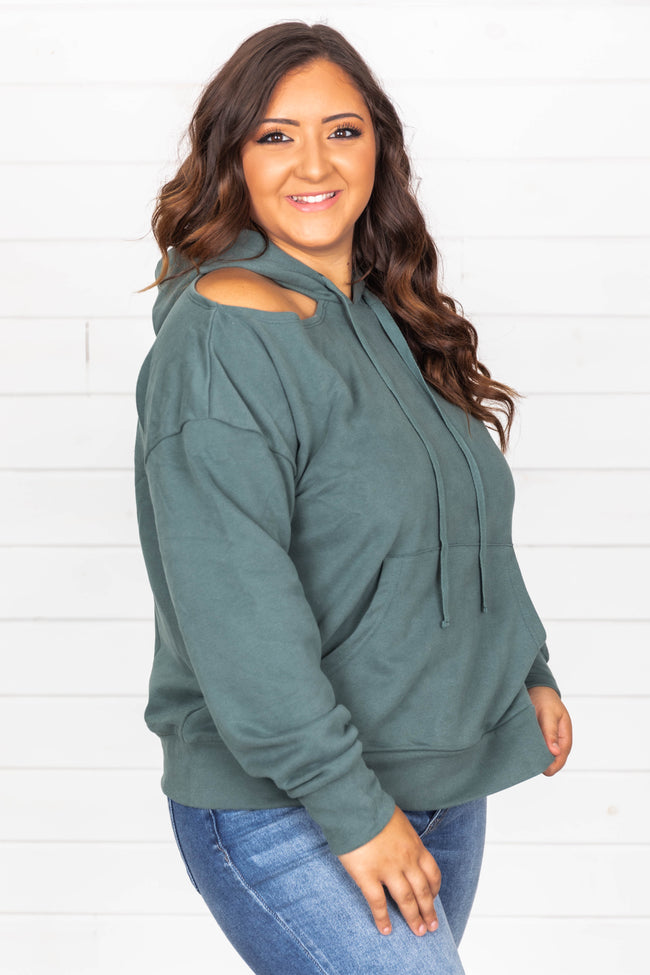 Unexplained Feelings Teal Pullover – Pink Lily