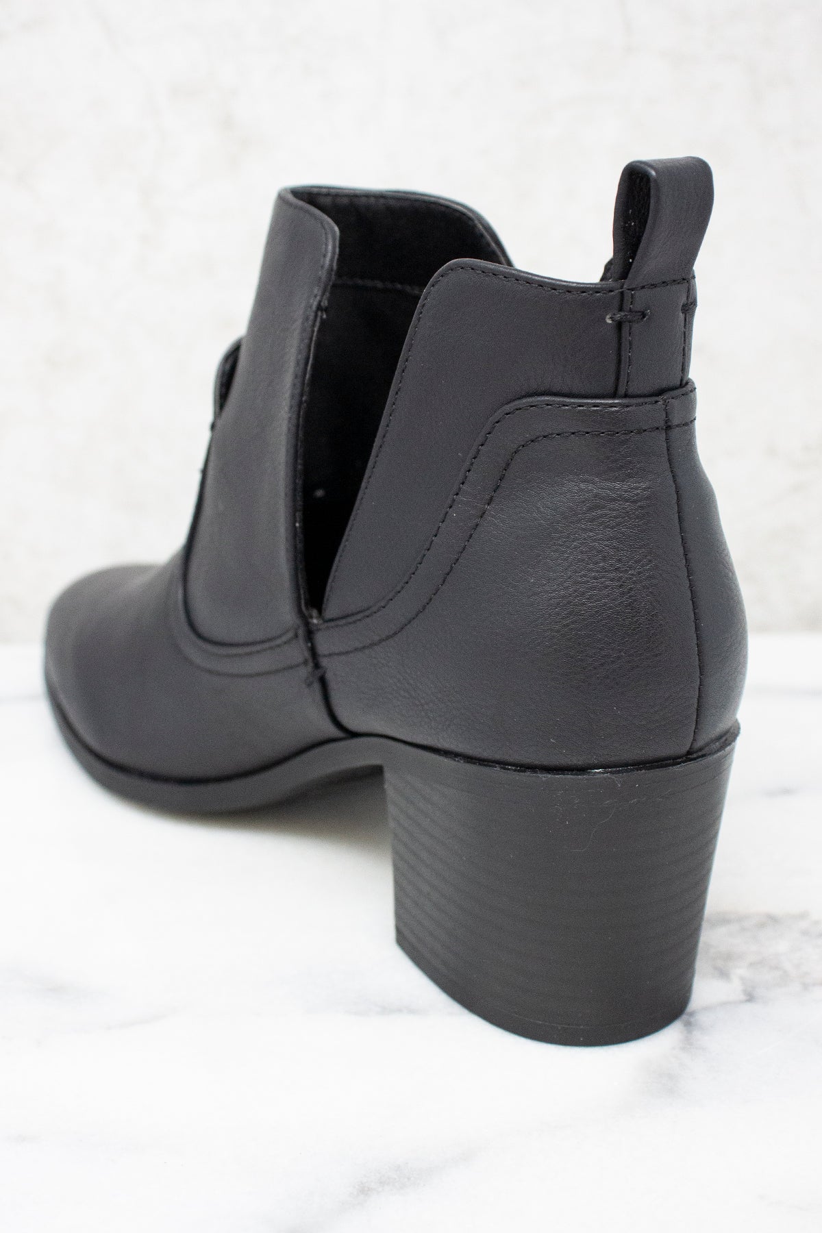clearance black booties