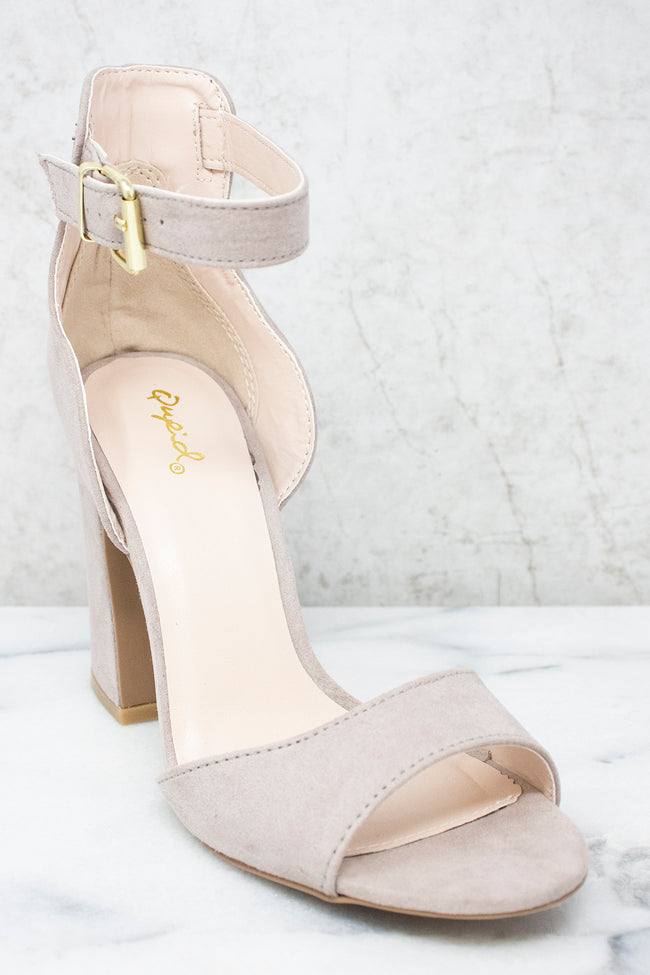 taupe heels