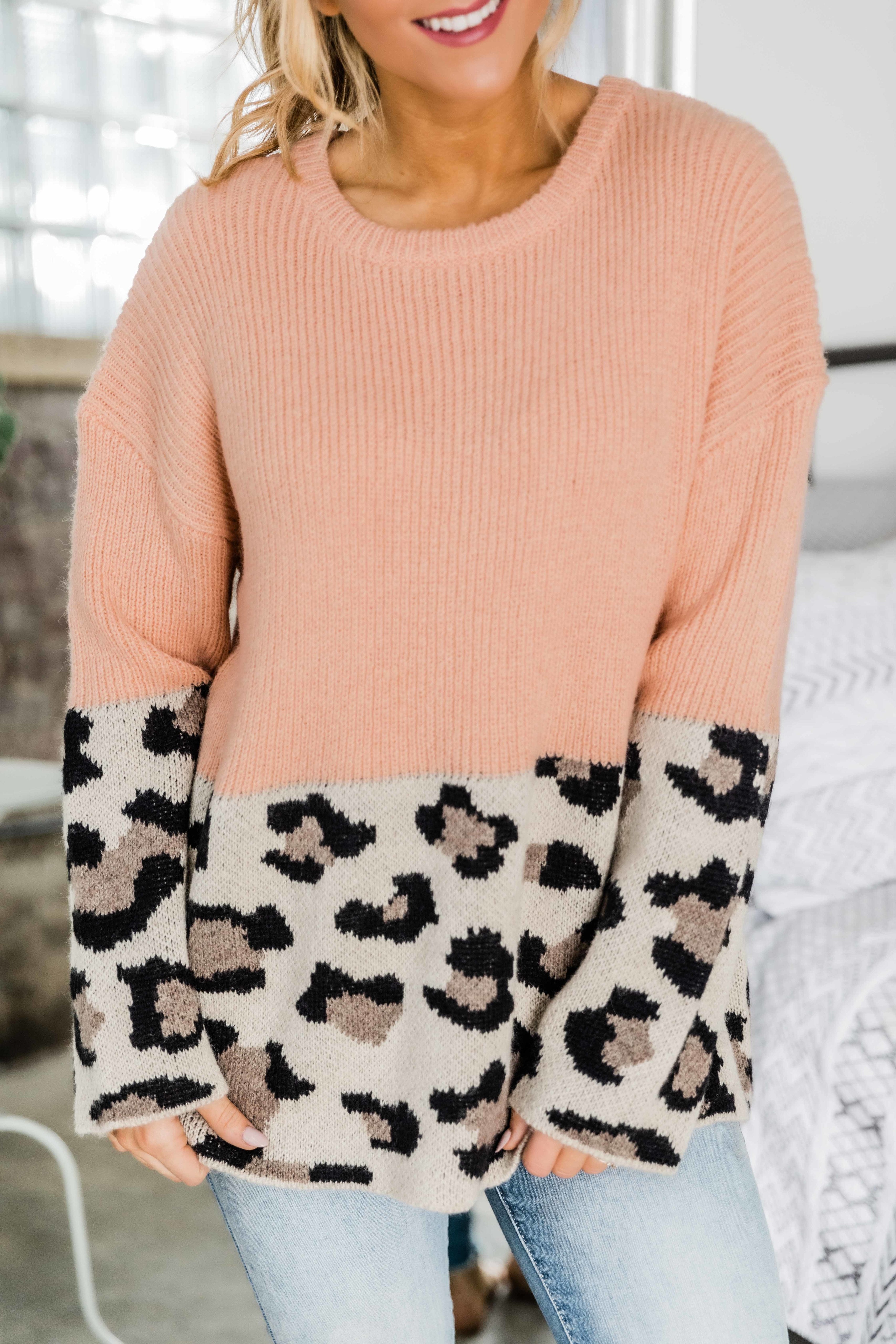 animal print sweater