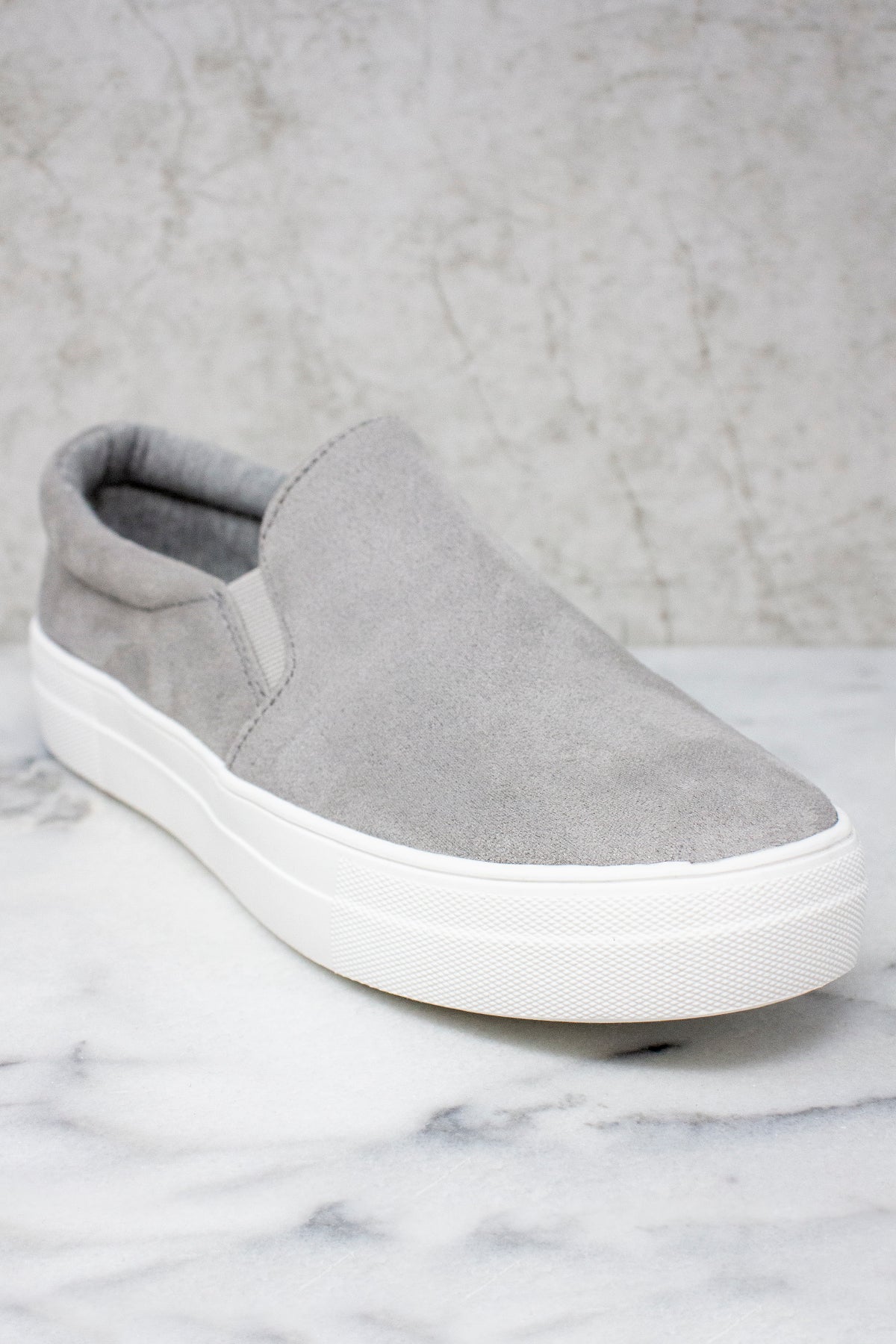 The Abigail Grey Sneakers – Pink Lily