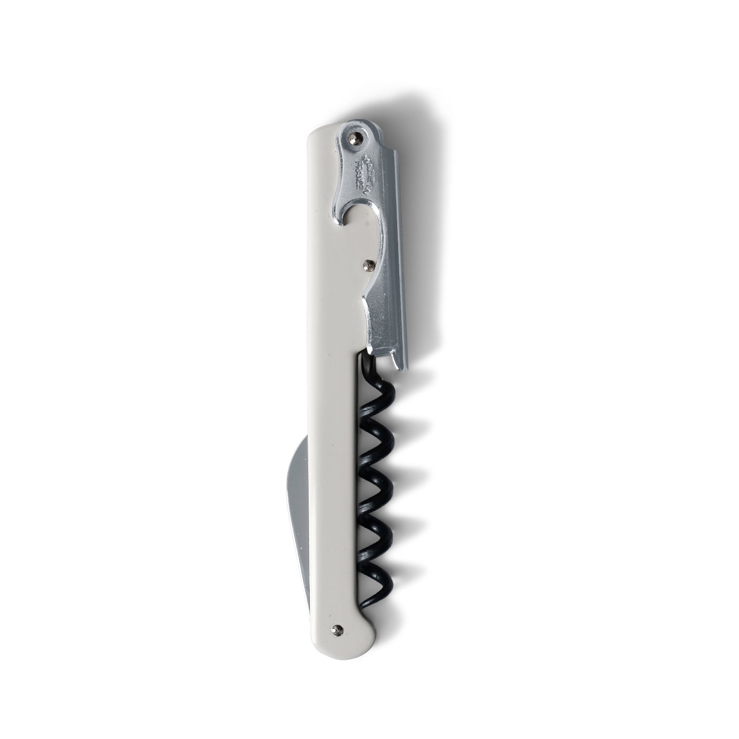 black and white corkscrew