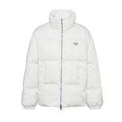 Prada Heat Reactive Monagram Puffer 'White' | Kick Headquarters