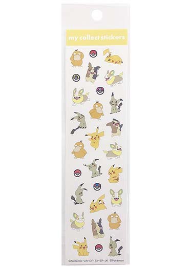 Pokemon Accessories: Generation 4 Starter - Sticker Sheet