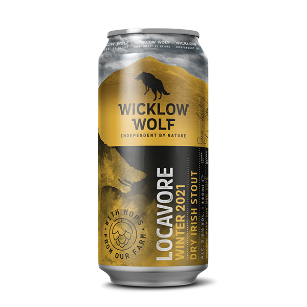 Wicklow Wolf Brewery Locavore Winter 2021 Dry Irish Stout (440ml  5.6%) - Craft Direct