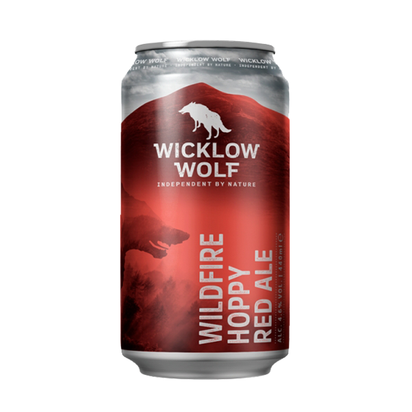 Wicklow Wolf Wildfire Hoppy Red Ale (440ml  4.6%) - Craft Direct