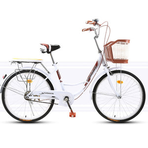 commuter bike with basket