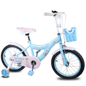 light blue girls bike