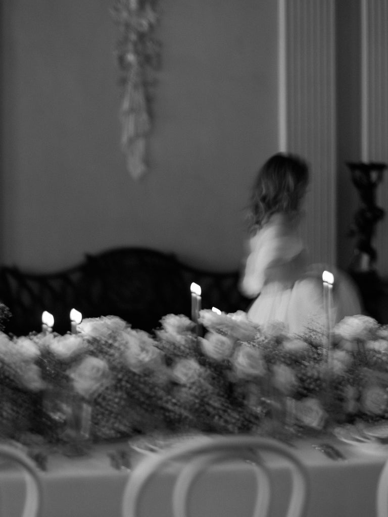 Bridal shoot black and white