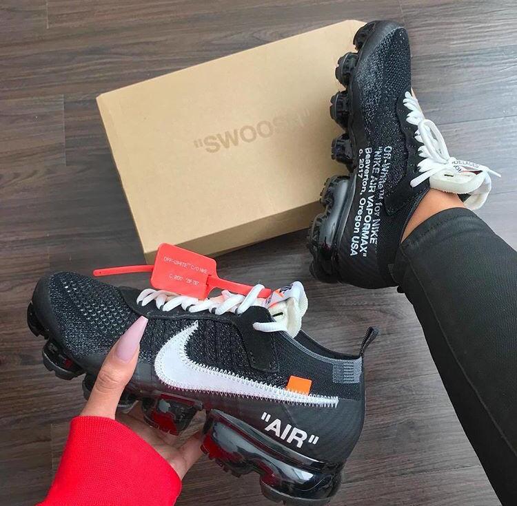 Used Black Off White Vapormax Bump