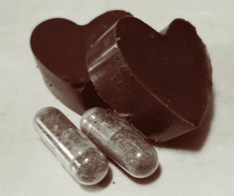 Chocolates made with powdered placenta