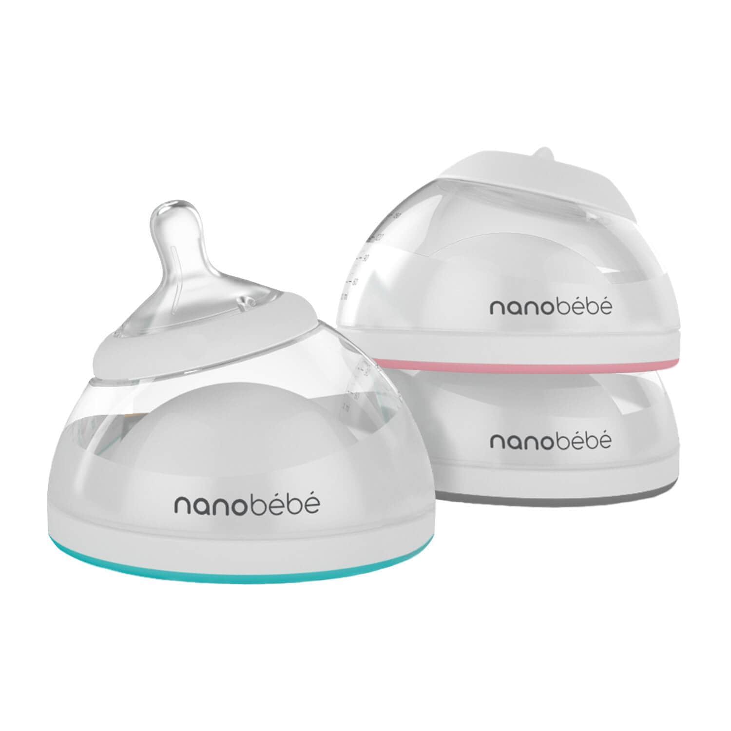 Nanobebe Breastmilk Bottle, Teal