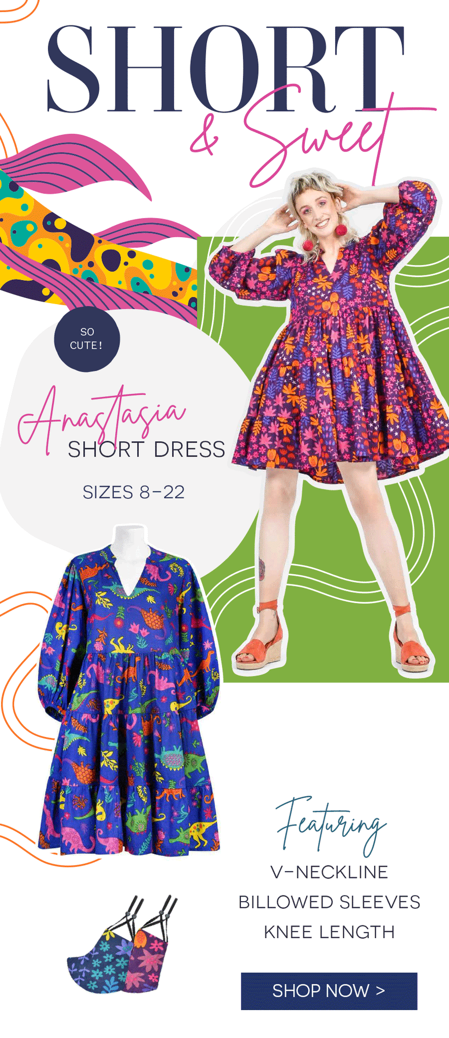 Anastasia Short Dress
