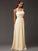 Sheath/Column Halter Sleeveless Ruffles Long Chiffon Bridesmaid Dresses TPP0005366