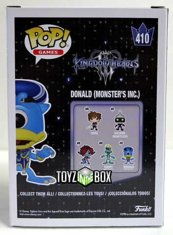Funko Pop Kingdom Hearts 3 Donald Duck Monster S Inc 410 Vinyl Figu Toyz In The Box