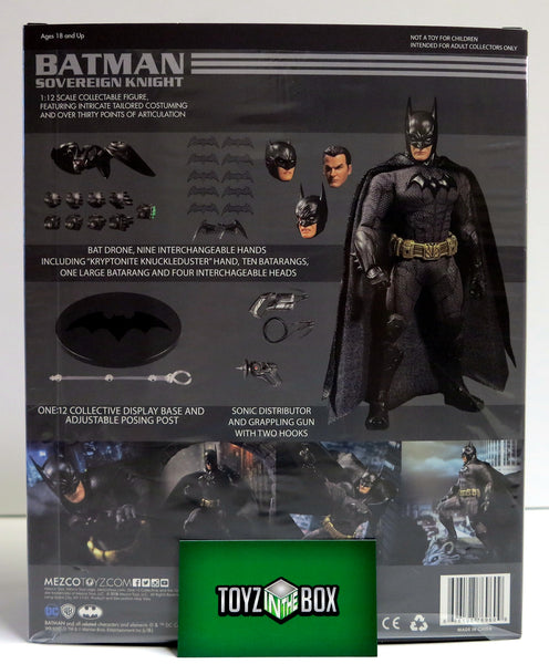 Mezco One 12 DC Comics Batman Sovereign Knight Action Figure – Toyz in the  Box