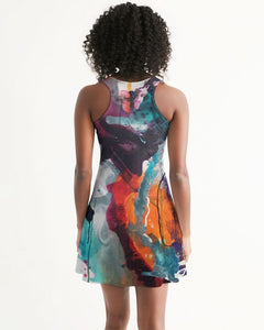Women's Abstract Rust - Racerback Dress - FO