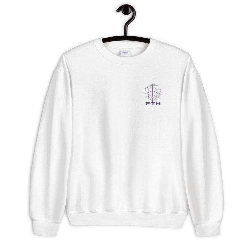 ETH Purple Diamond Embroidered Unisex Sweatshirt