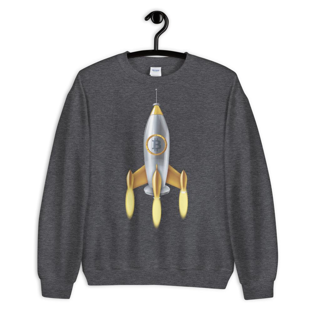 Bitcoin Rocket Sweatshirt