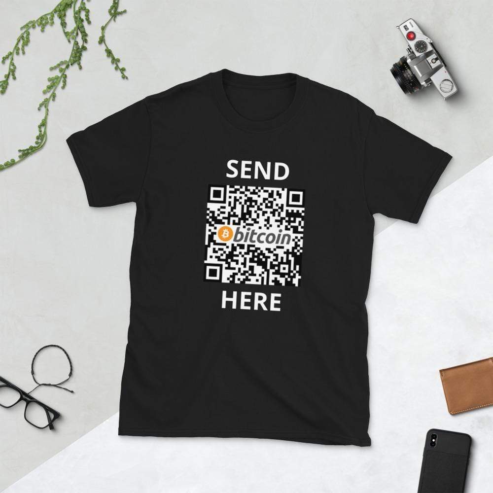 Custom QR Code Bitcoin T Shirt