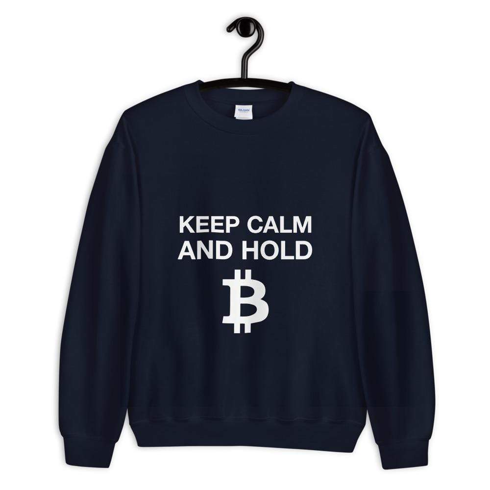Keep Calm and HODL Bitcoin Sweatshirt