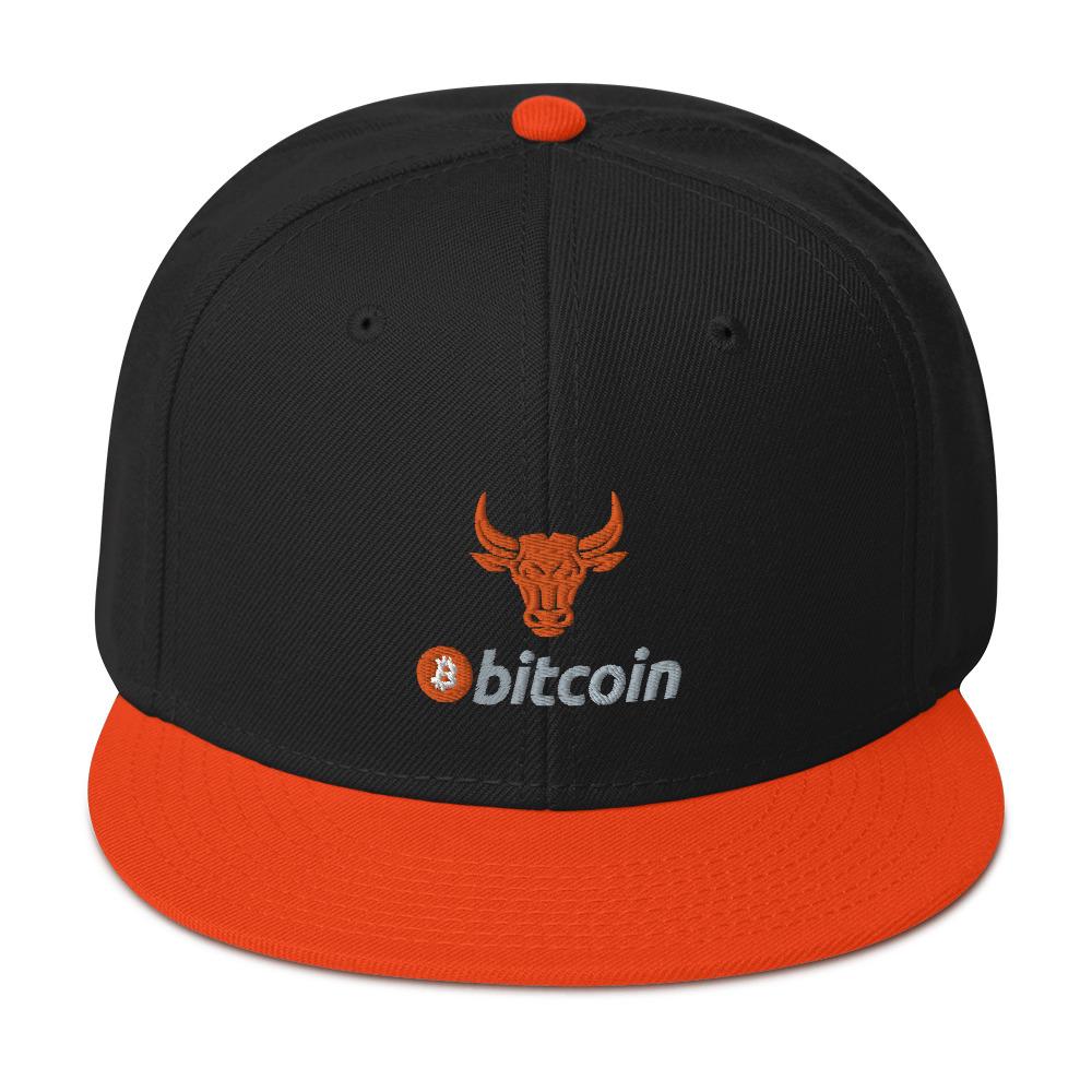 Bitcoin Bull Snapback Hat