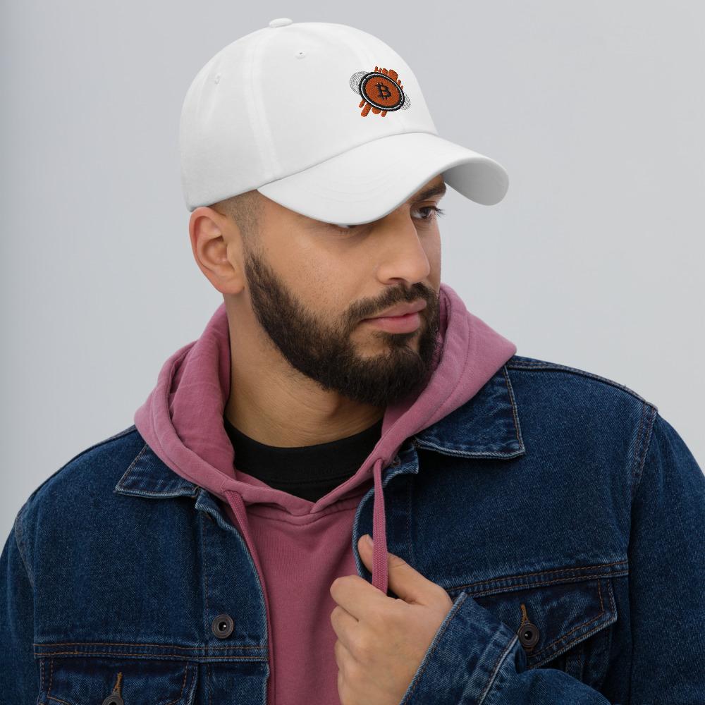 Bitcoin Embroidered Dad hat