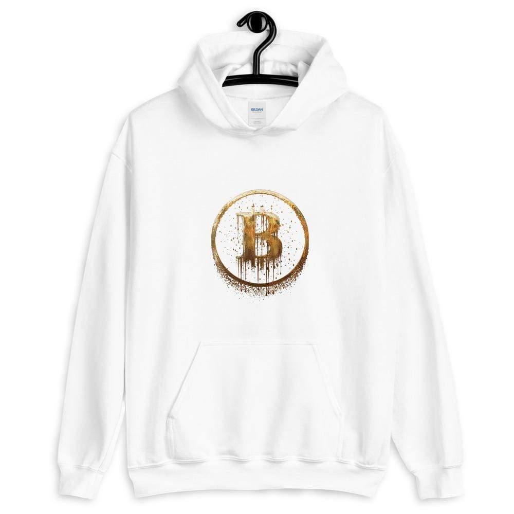 Melting Bitcoin BTC GOLD hoodie