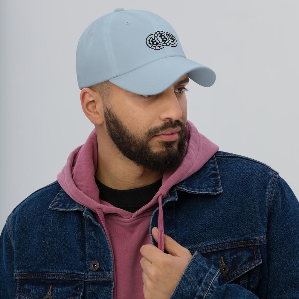 Bitcoin Stacked Chips Crypto Dad hat