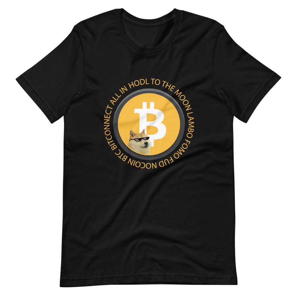 Bitcoin Meme T Shirt with Doge