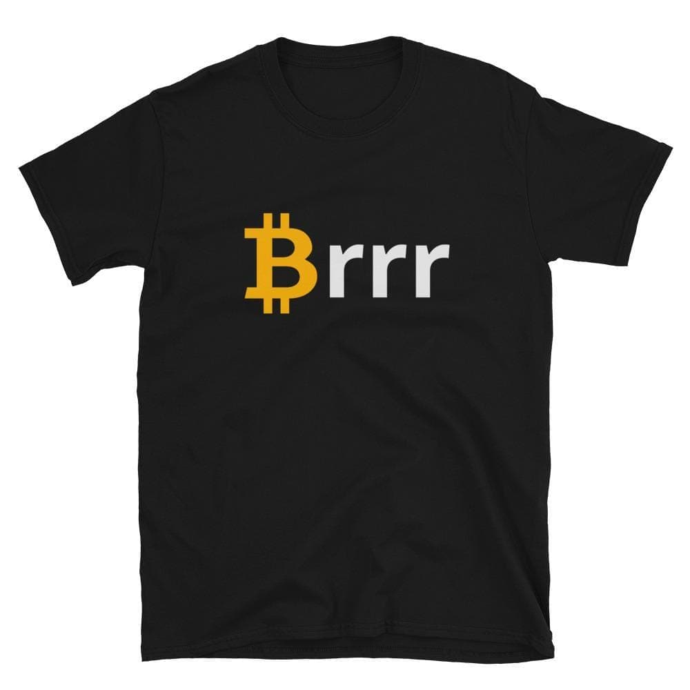 Money Printer Go Brrr, Bitcoin Meme T Shirt