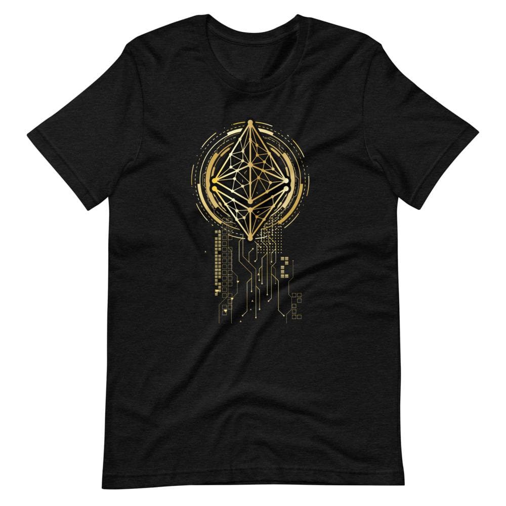 Ethereum Gold Drip Crypto T-Shirt