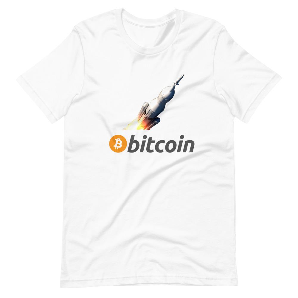 Bitcoin Rocket Moon T-Shirt