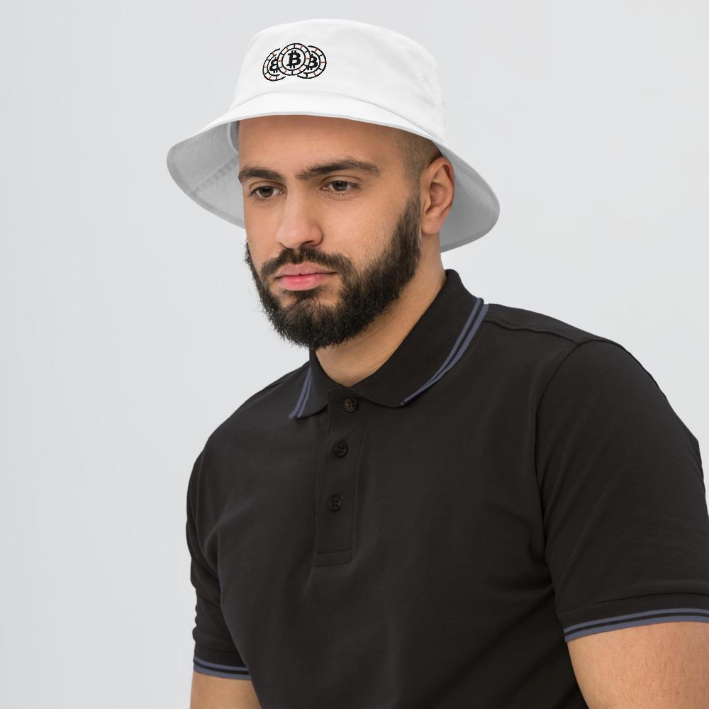 Bitcoin Chip Stack Embroidered Bucket Hat