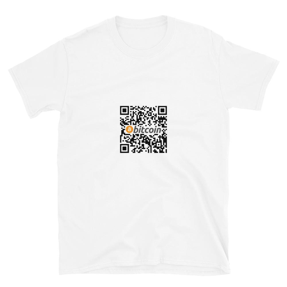 Bitcoin QR code T Shirt
