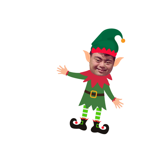 Jingle James the Downlights Christmas Elf