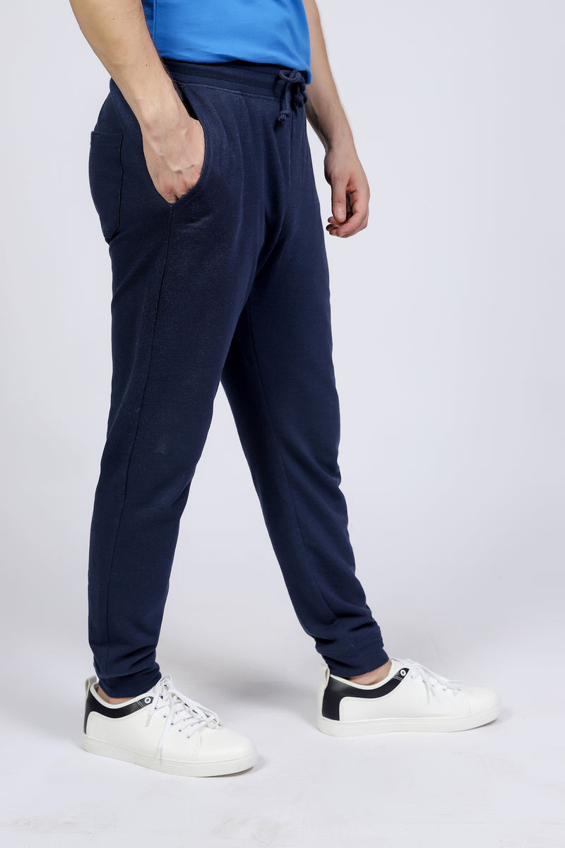 blue jogger pants