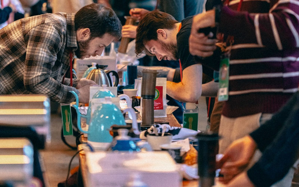 Competitors dialing in their recipes on Day 1 of competition.