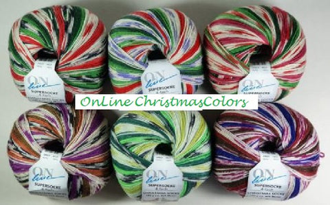 Supersocke Christmas Sock Yarn by Online Color 2759