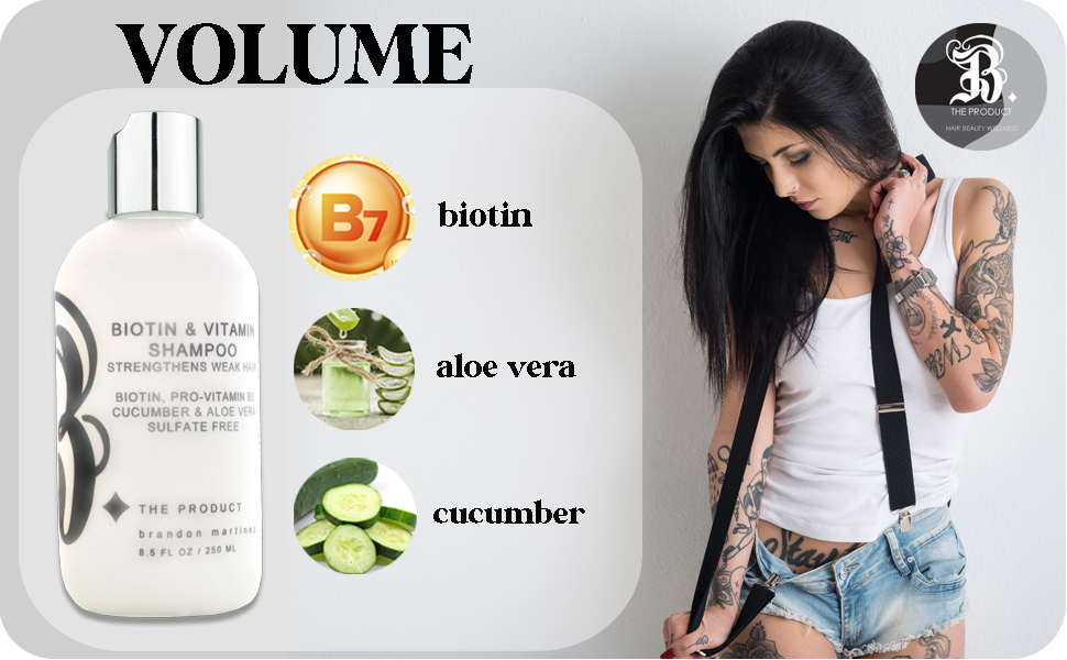 vores utilfredsstillende mor Biotin & Vitamin Shampoo for Hair Growth – B. The Product