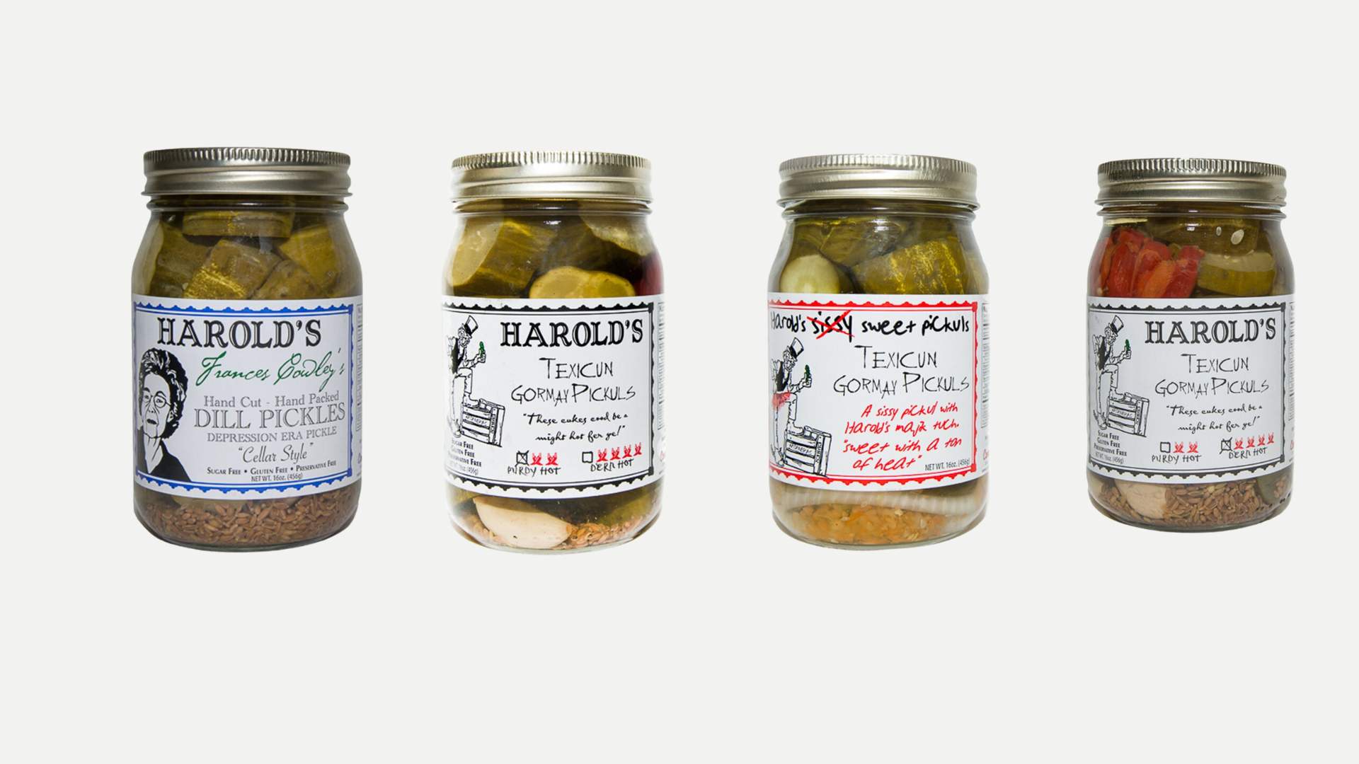 different types of pickle